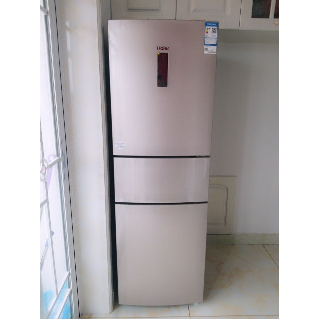 海尔 217升三门双变频智能风冷节能小型家用电冰箱bcd-217wdvlu1商品