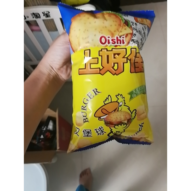 上好佳膨化食品汉堡球40g