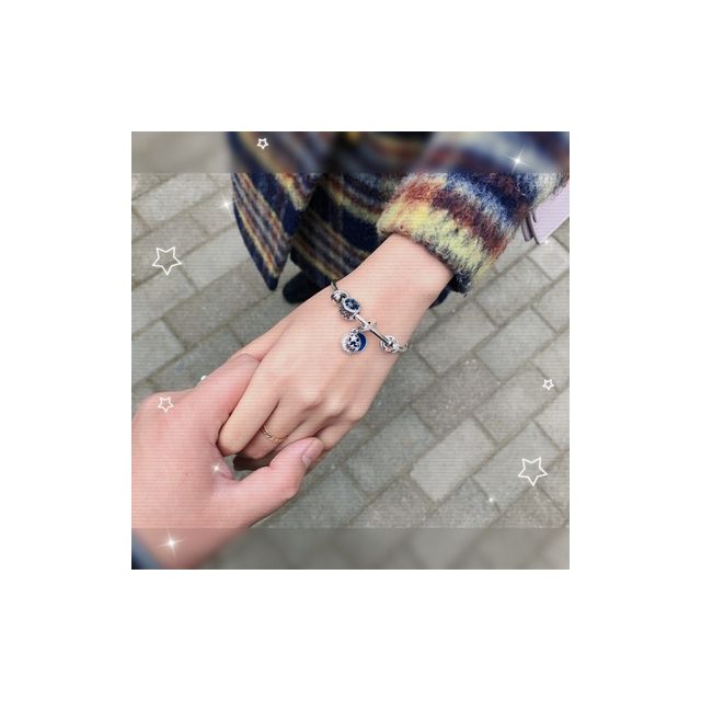 pandora潘多拉 繁星童话 925银 女串饰手镯 17cm高清大图|实物图