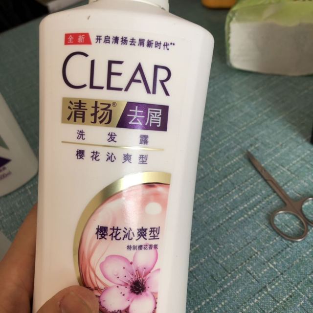 清揚clear去屑洗髮水櫻花沁爽型500g100g2適用於成人所有髮質聯合利華