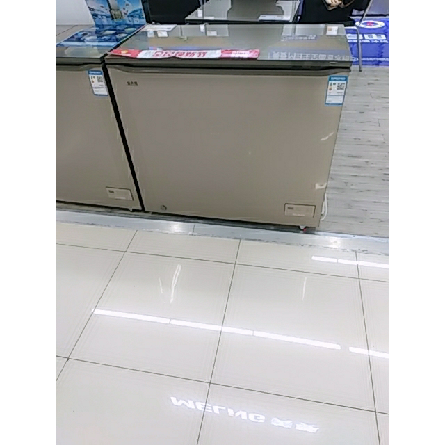 美菱melingbcbd145dt咖啡金彩板外观