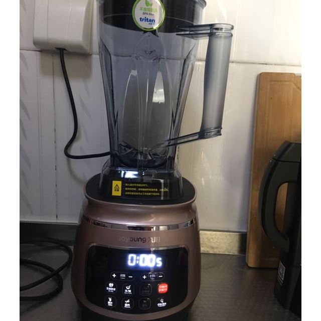 加热功能 进口玻璃杯体 家用多功能 破壁机 米糊养生机高清大图|实物