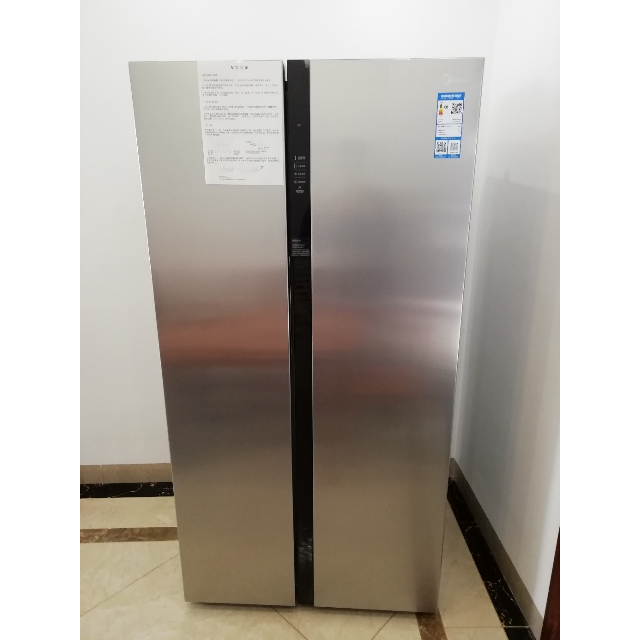 美的mideabcd525wkpzme星际银525升对开门电冰箱变频节能风冷智能家用