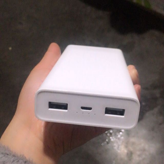 小米(mi)移动电源2c 白色 20000毫安 移动电源/大容量充电宝 双usb