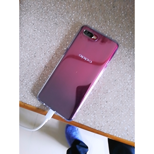 oppok1千元屏幕指纹手机464g摩卡红拍照智能光感屏幕指纹全网通4g双卡