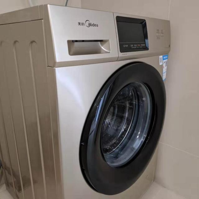 美的(midea)mg100v31dg5 10公斤全自动变频滚筒洗脱一体洗衣机 bldc