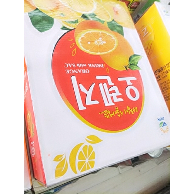 > 韩国进口 九日橙子果肉果汁饮料238ml*12瓶商品评价 > 不错