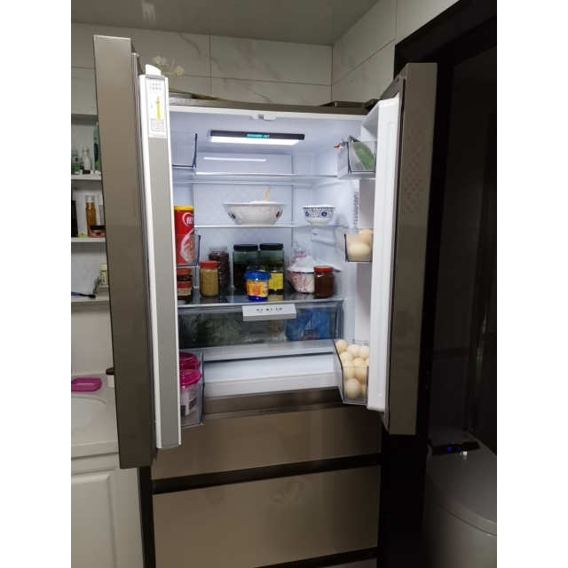 海尔(haier)bcd-426wdgbu1冰箱多门 426升智能变频 风冷无霜干湿分储