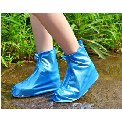 雨鞋套女士雨天防滑防水防雨鞋套加厚耐磨雨鞋pvc材质鞋套收纳