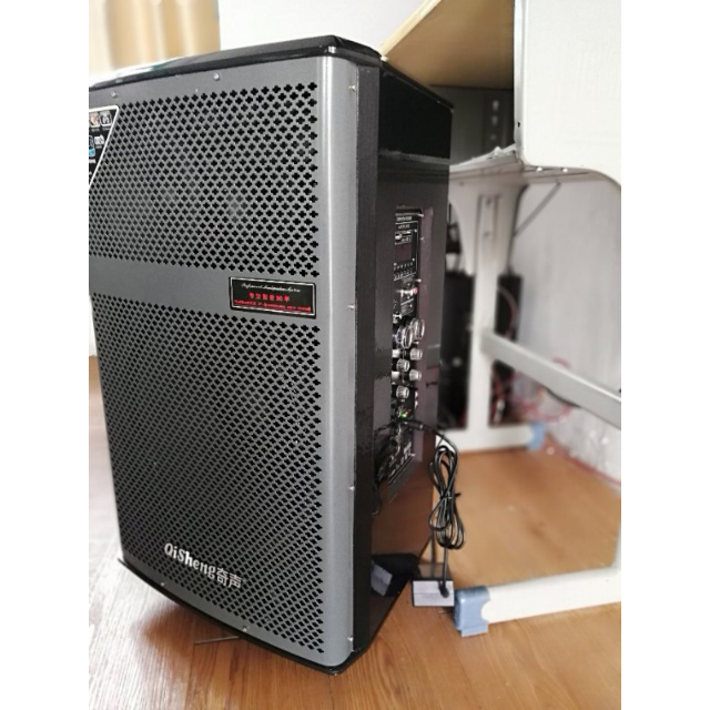 > qisheng/奇声广场舞音响移动便携式三分频蓝牙大功率户外拉杆音箱lx