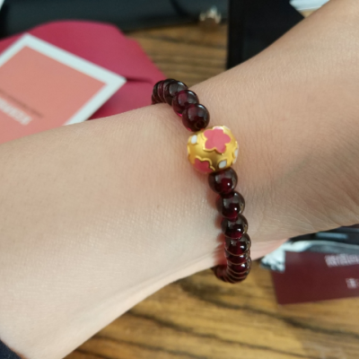 周大福桃花转运珠足金黄金饰品吊坠r20748定价