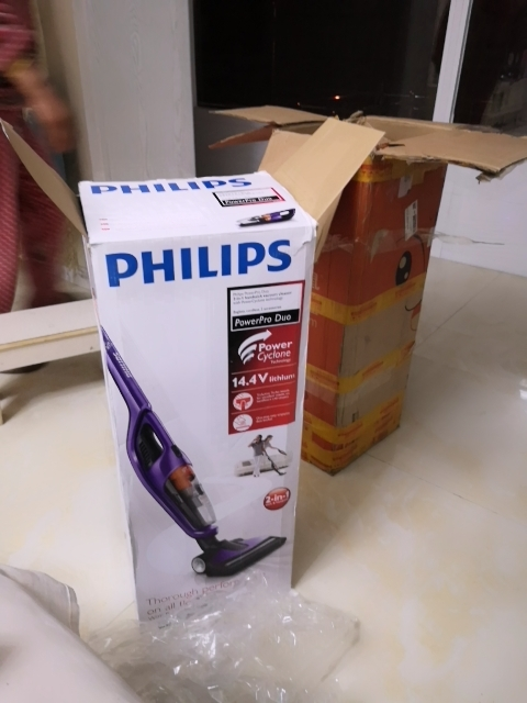 飛利浦(philips) 吸塵器fc6166立式手持式二合一 家用充電式 小型無線