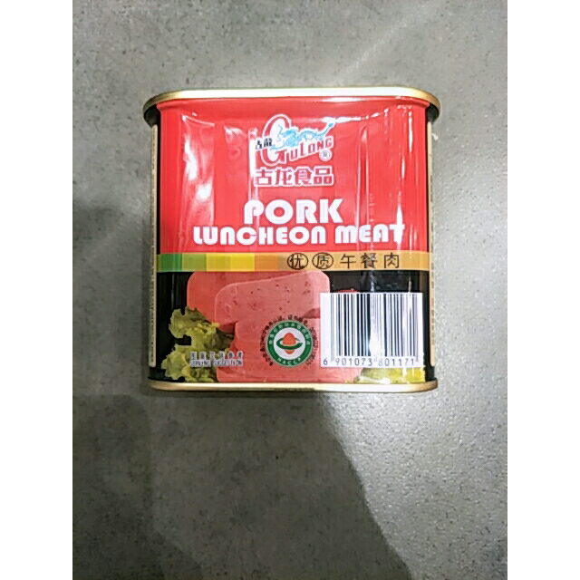 古龙午餐肉340g午餐肉罐装常温保存方便速食罐头肉类罐头火锅配菜手抓