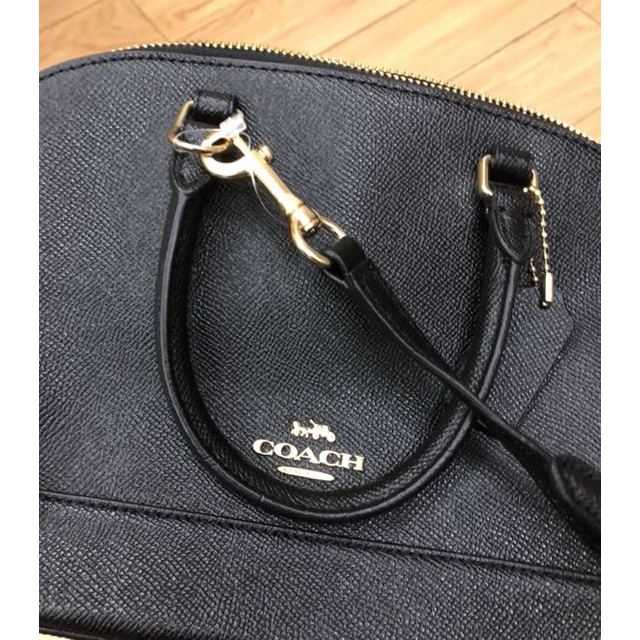 直营coach蔻驰小号贝壳包sierra硬真皮涂层帆布拉链包斜挎包手提包单