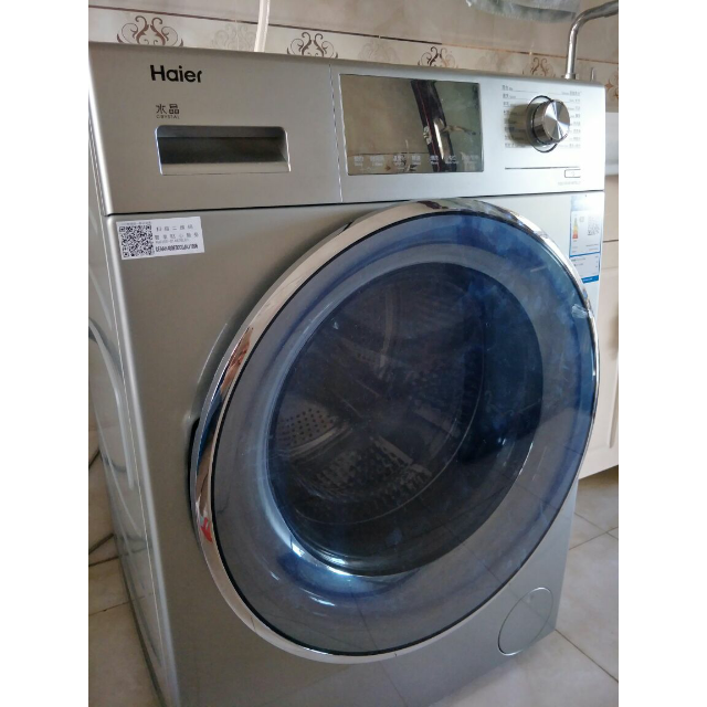 海尔(haier)xqg100-b14876lu1 10公斤大容量 纤薄 直驱变频 全自动