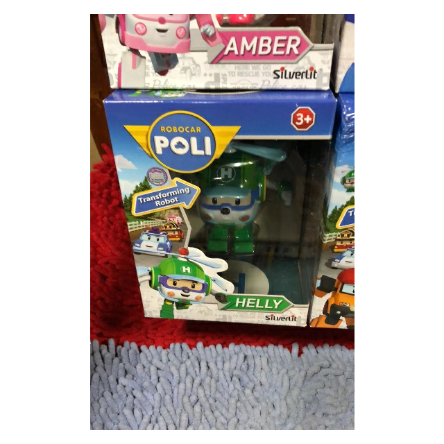 银辉silverlit玩具海利变形机器人svpoli83169std