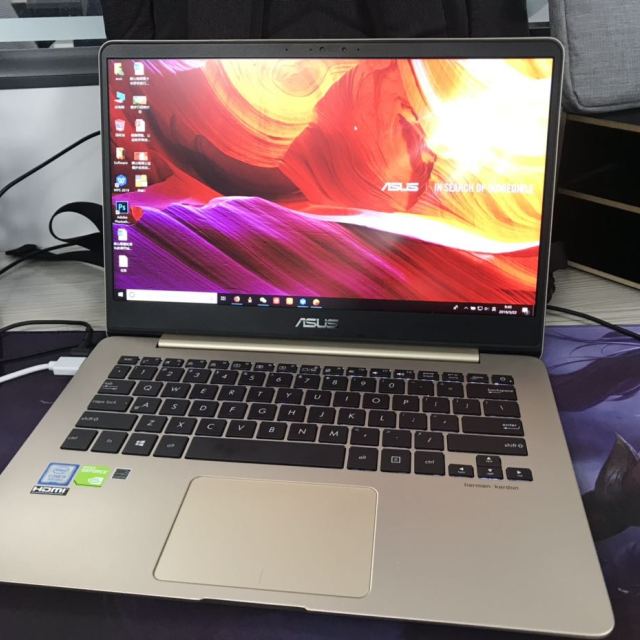 华硕asus灵耀u140英寸轻薄本笔记本电脑i58250u8g256gb固态mx1502g独