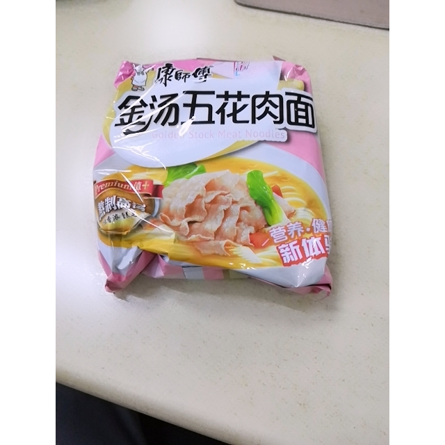 康师傅金汤五花肉面五连包方便速食