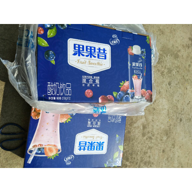 伊利果果昔酸奶饮品210g12盒