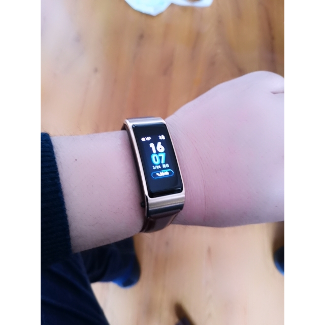 华为手环b5运动手环智能手环蓝牙耳机心率检测彩屏触控压力监测商务版