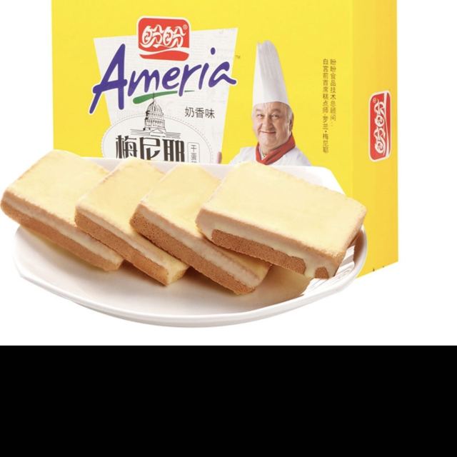 盼盼梅尼耶干蛋糕1000g奶香味