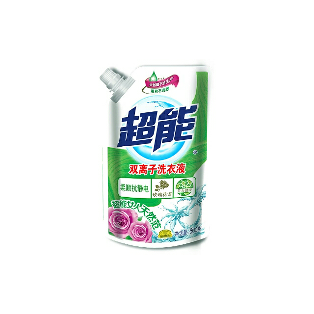 > 超能洗衣液双离子(柔顺抗静电)500g*3袋【纳爱斯】商品评价 > 您没