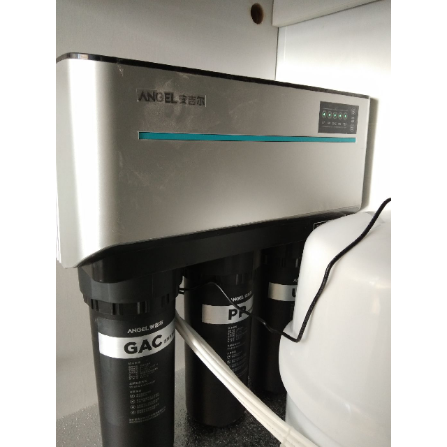 安吉尔angel净水器家用直饮j1205rob8c厨下式自营反渗透纯水机双水机