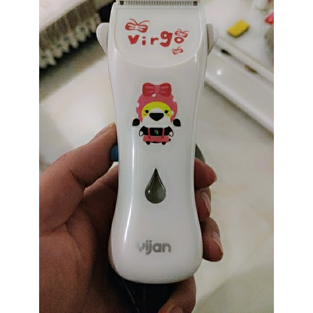 新生儿静音防水电推剪 充电式婴儿理发器 星座定制款hk668 处女座高清