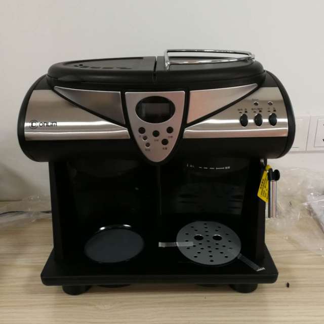 东菱donlim咖啡机dlkf7001美式咖啡机家用小型商用意式半自动奶泡意式