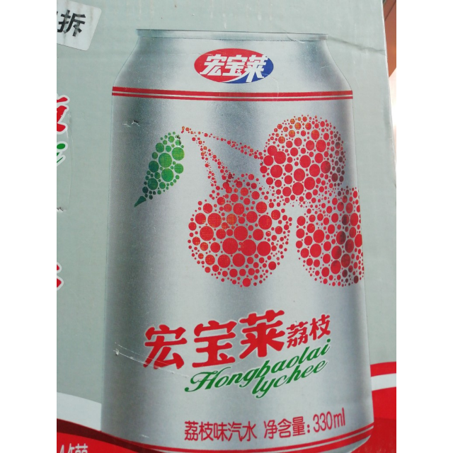 > 宏寶萊 碳酸飲料 荔枝味 荔枝 汽水 330ml*24聽 整箱商品評價 >