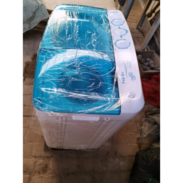 美的(midea)mp100vs808 新品10公斤大容量双桶双缸半自动洗衣机脱水机