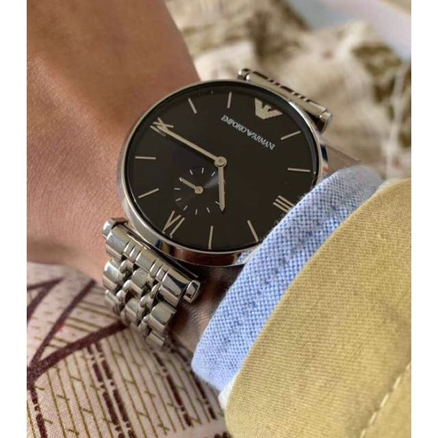 阿玛尼(emporio armani)ar1677石英表 男 简约单眼表时尚男士休闲经典