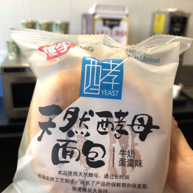 桃李天然酵母面包牛奶蛋羹味75g