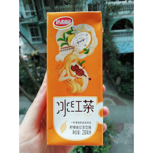 达利园 冰红茶柠檬味红茶饮料 250ml*24包 6000ml