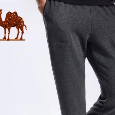 CAMEL骆驼户外运动裤 情侣款男女跑步健身休闲透气宽松直筒运动裤 C7W2Q8607，深蓝，男款 XL晒单图