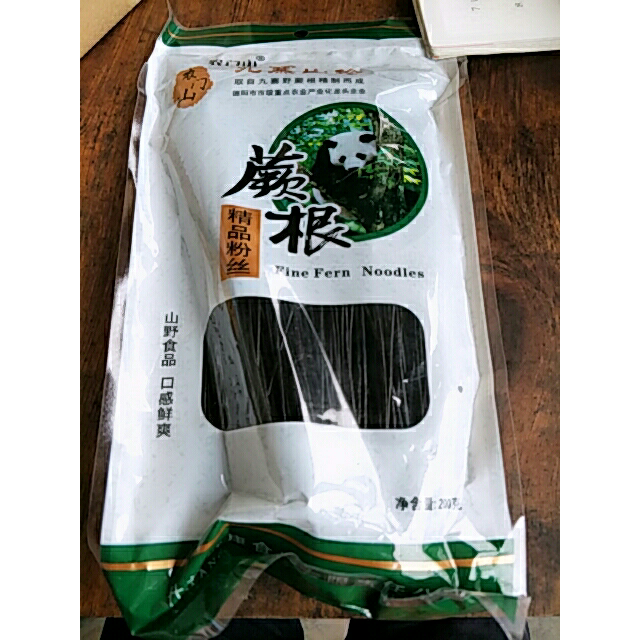 农门山蕨根粉丝200g 袋装蕨根粉条 蕨根粉 四川特色小吃酸辣蕨根粉