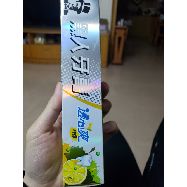 黑人darlie透心爽柠檬牙膏120g