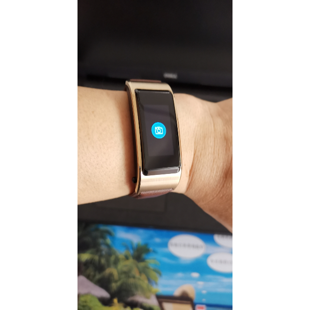 华为huawei华为手环b5商务版摩卡棕智能手环蓝牙耳机智能手环心率监测