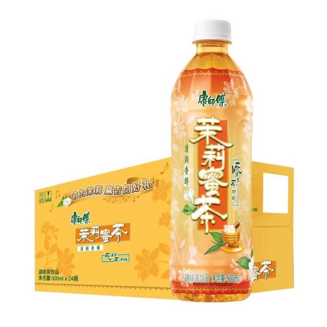 康师傅 茉莉蜜茶500ml*24入整瓶装 茶饮品饮料(新老包装随机发货)