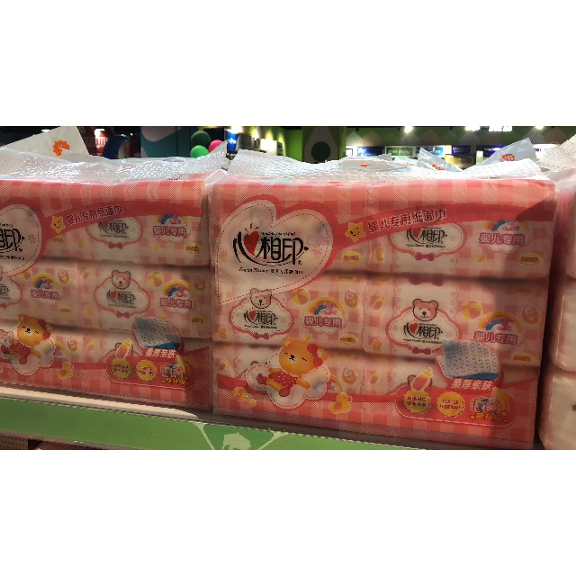 > 心相印 抽纸 婴儿系列 3层120抽软抽*6包(大规格) 纸巾 dt1120商品