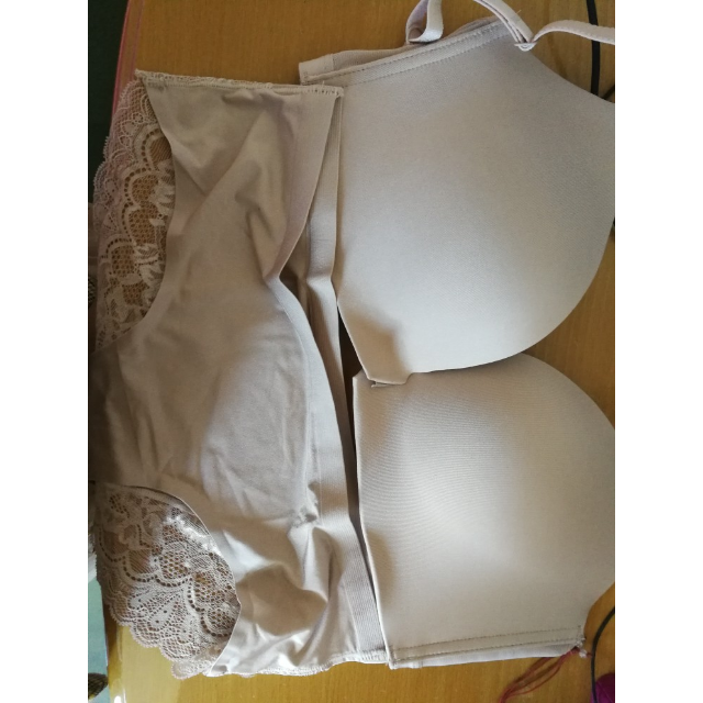 工厂批前扣无钢圈文胸套装蕾丝美背小胸中厚杯聚拢胸罩无痕内衣85b