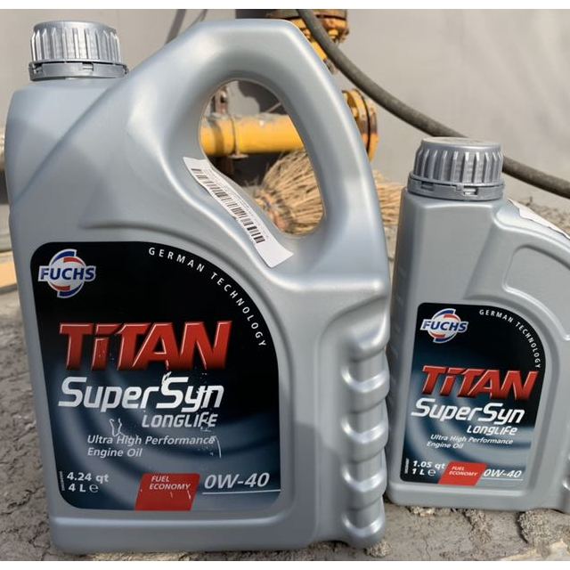 fuchs福斯 德国进口 泰坦聚能longlife超级全合成 0w-40 sn级 全合成