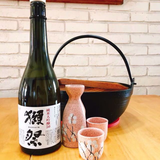 日本原装进口洋酒獭祭纯米大吟酿50清酒720ml旭酒造烧酒发酵酒