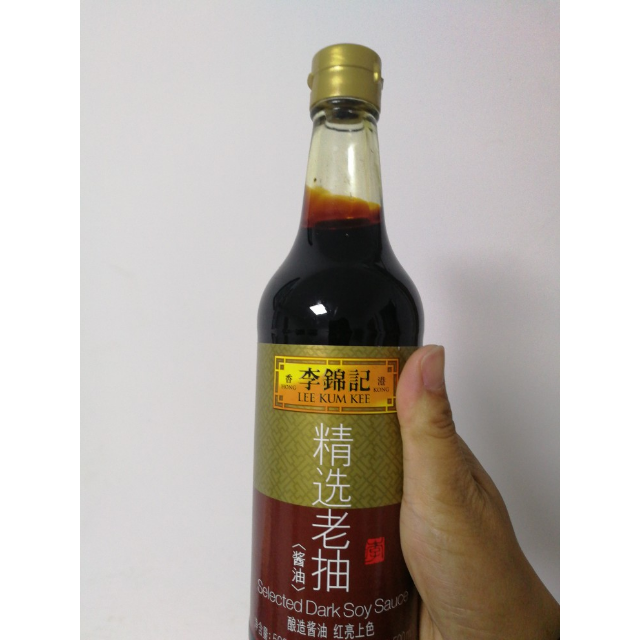 李锦记精选老抽500ml酱油调味品