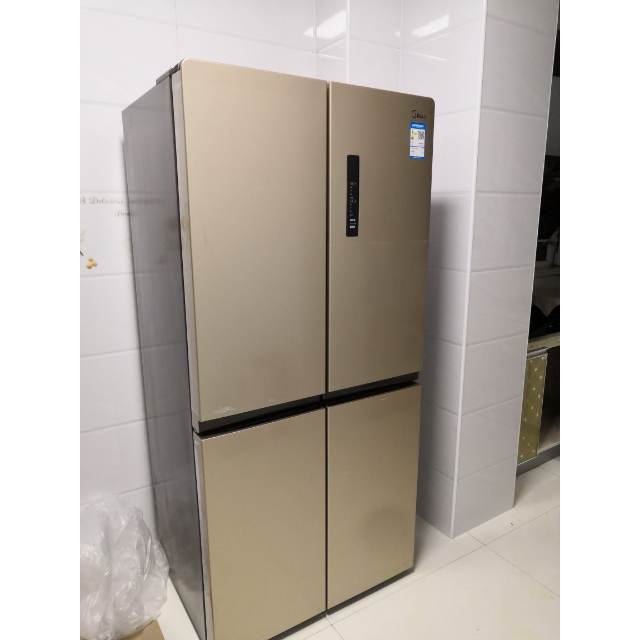 美的(midea)bcd-468wtpm(e) 十字对开门冰箱 468升变频风冷 家用大