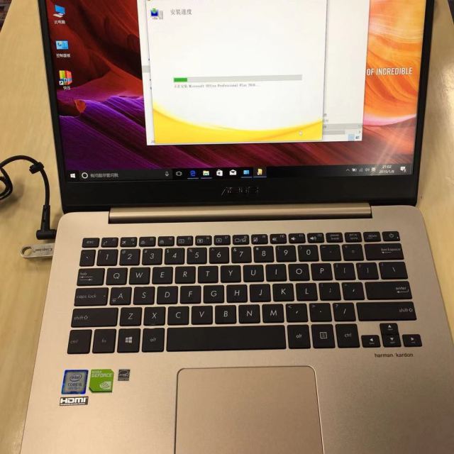 华硕asus灵耀u140英寸轻薄本笔记本电脑i58250u8g256gb固态mx1502g