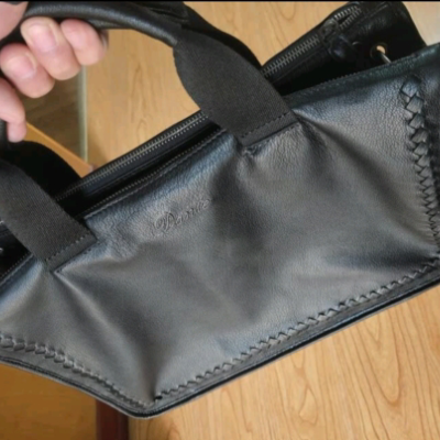 dante丹迪男士羊皮单肩包编织纹斜挎包商务手提公文包休闲旅行软皮