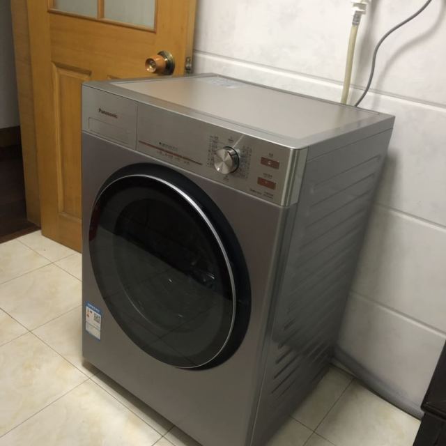 滚筒变频 节能静音洗脱一体滚筒洗衣机(银色)洗衣机松下洗衣机很大气