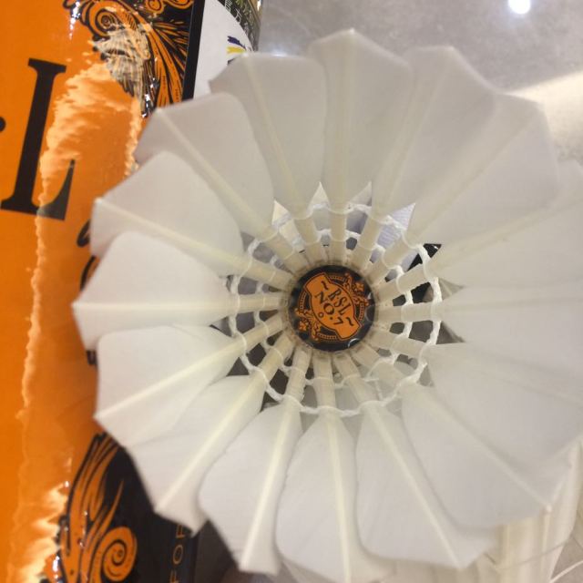 亚狮龙rsl羽毛球鸭毛球比赛训练用球耐打稳定7号球一桶12只装默认77