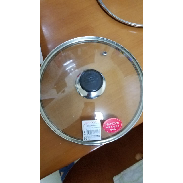 美厨maxcook玻璃盖汤锅盖煎锅盖蒸锅盖22厘米mpg222t可视加厚防溢防烫